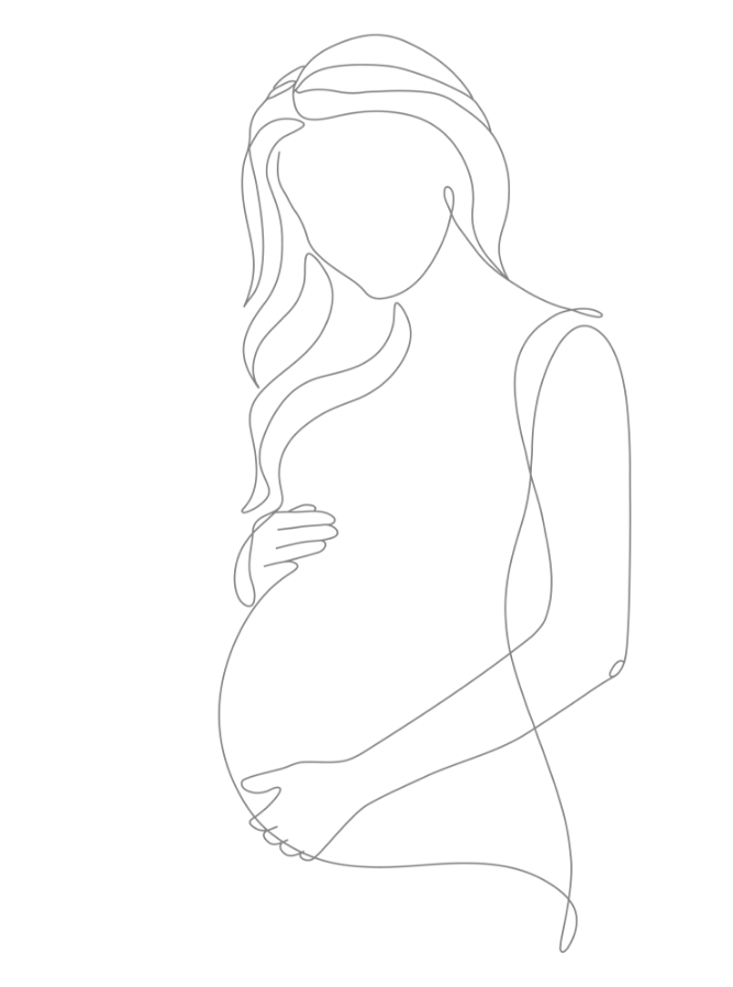 妊婦のイラスト